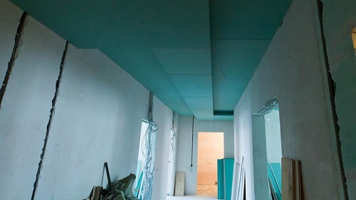 Монтаж гипсокартона на потолок в Бресте