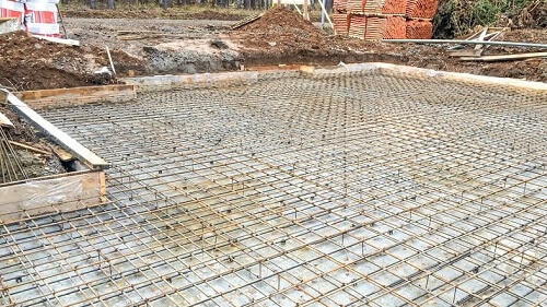 Плитный фундамент под дом в Бресте