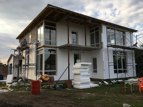 Утепление пенопластом наружных стен в Бресте